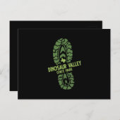 I Love Dinosaur Valley State Park Texas TX Hiking Briefkaart (Voorkant / Achterkant)