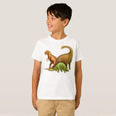 I Love Dinosaurs Kinder T-Shirt (Voorkant volledig)