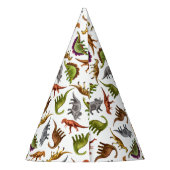 I Love Dinosaurs Paleo Party Pet Feesthoedjes (Achterkant)