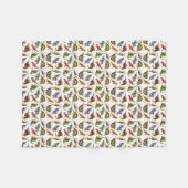 I Love Dinosaurs Pre-Historic Fleece Blanket Deken (Voorkant (Horizontaal))
