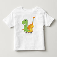 I Love Dinosaurs - Trio of Cute Dinos T-Shirt