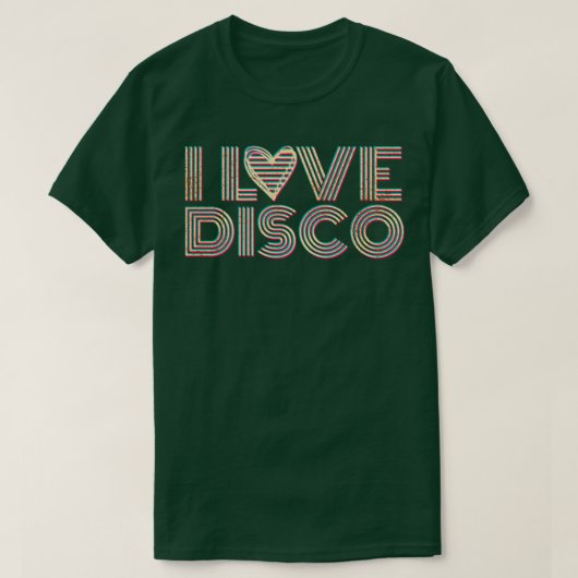 I Love Disco Music T-shirt (Design voorkant)