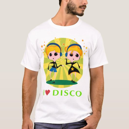 I Love Disco T-Shirt (Voorkant)