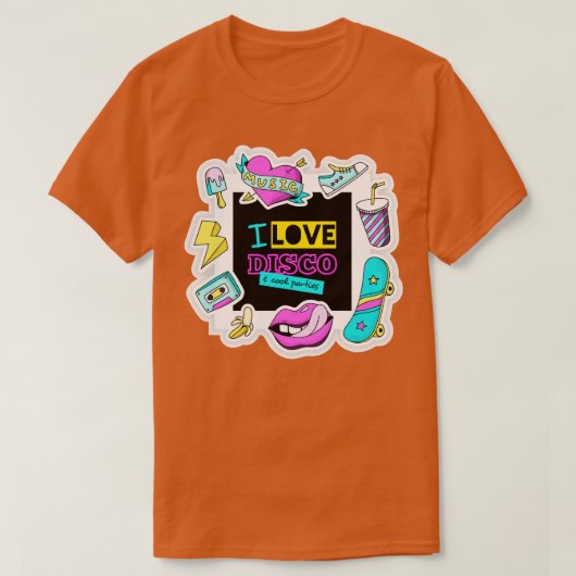 I Love Disco T-shirt (Design voorkant)