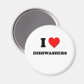 I Love Dishwashers Magneet (Voorkant / Achterkant)