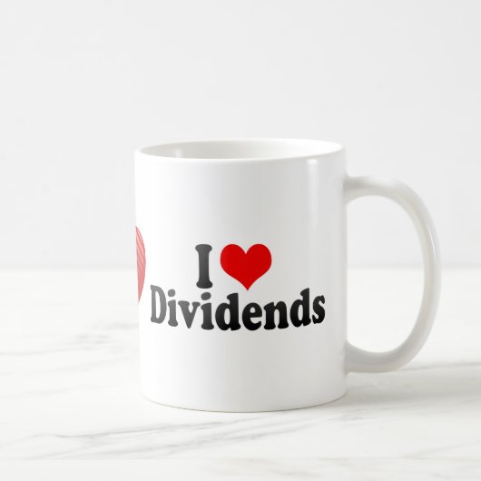 I Love Dividends Koffiemok (Rechts)