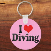 I Love Diving Sleutelhanger (Voorkant)