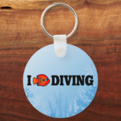 I Love Diving Sleutelhanger (Voorkant)