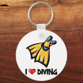 I Love Diving Sleutelhanger (Voorkant)