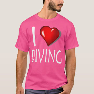 I Love Diving T-shirt