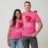 I Love Diving T-shirt (Unisex)
