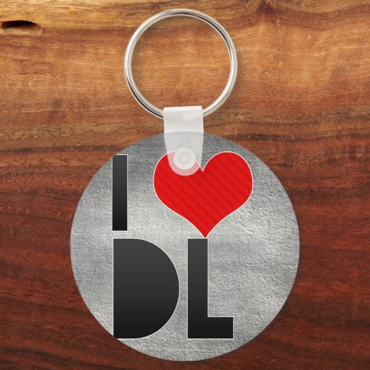 I Love DL Sleutelhanger (Voorkant)