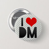 I Love DM Ronde Button 5,7 Cm (Voorkant /achterkant)