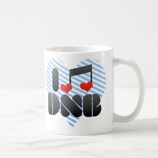 I Love DNB Koffiemok (Rechts)