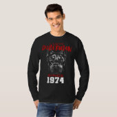 I love doberman since 1974 t-shirt (Voorkant volledig)