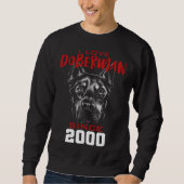 I love doberman since 2000 trui (Voorkant)