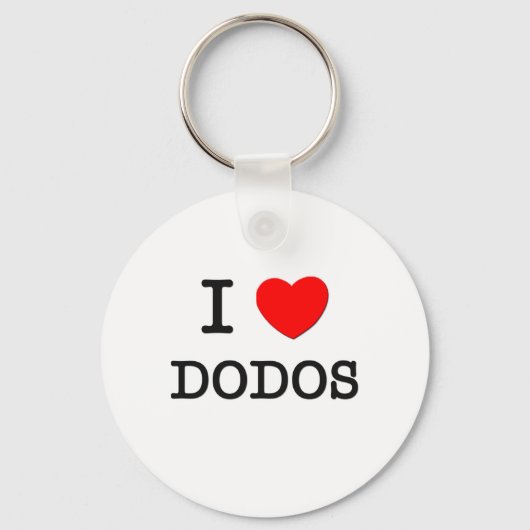 I Love DODOS Sleutelhanger (Voorkant)