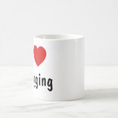 I Love Dogging Koffiemok (Center)