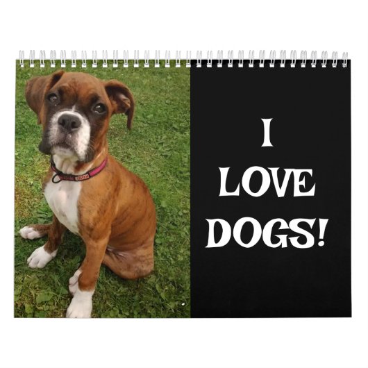 I LOVE DOGS   CALENDAR KALENDER (Hoes)