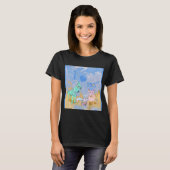I Love Dogs Chiffon Top (Voorkant volledig)