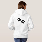 I Love Dogs Hoodie (Achterkant volledig)