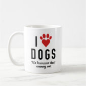 I Love Dogs Koffiemok (Links)
