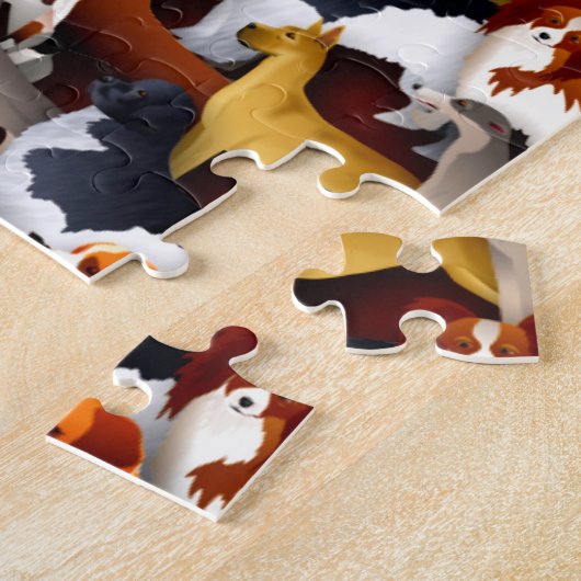 I Love Dogs Legpuzzel (Zijkant)