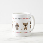 I Love Dogs Mok (Voorkant rechts)