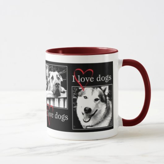 I Love Dogs Mok (Rechts)