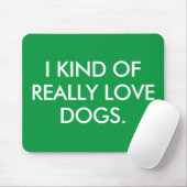 I Love Dogs Muismat (Met muis)