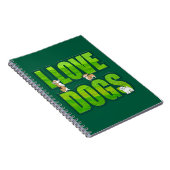 I love dogs notitieboek (Rechterzijde)