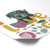 I Love Dogs Poster (Hoek)