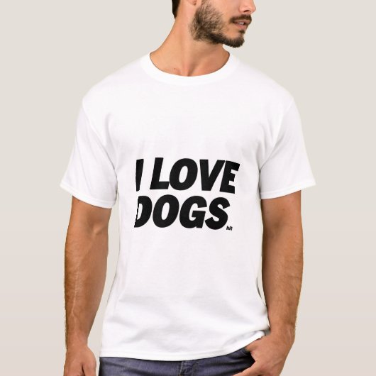 I Love Dogs T-shirt (Voorkant)