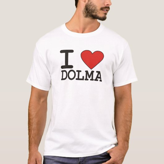 I Love Dolma T-shirt (Voorkant)