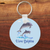 I love Dolphins Sleutelhanger (Voorkant)