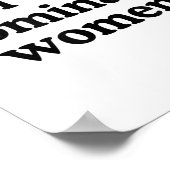 I Love Dominant Women Shirt - I Heart Dominant Wom Poster (Hoek)