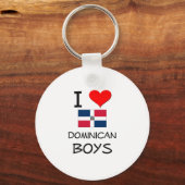 I Love Dominicaanse Boys Sleutelhanger (Voorkant)