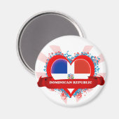  I Love Dominicaanse Republiek Magneet (Voorkant / Achterkant)