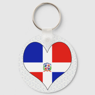I Love Dominicaanse Republiek Sleutelhanger