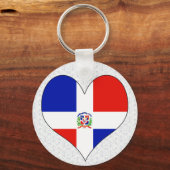 I Love Dominicaanse Republiek Sleutelhanger (Voorkant)