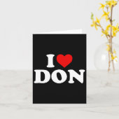 I Love Don - Hart Kaart (Gele Bloem)