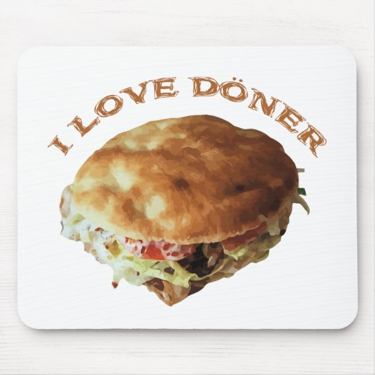 I Love Döner Muismat (Voorkant)