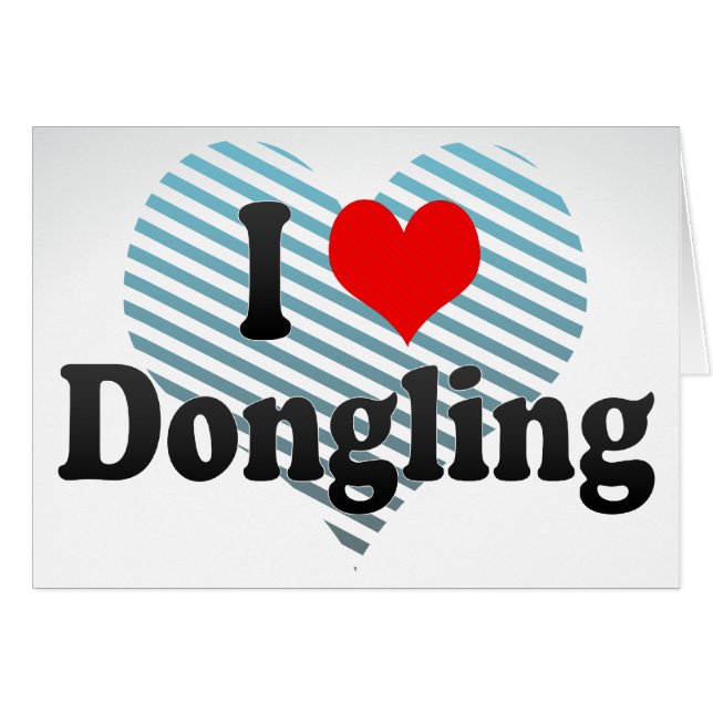 I Love Dongling, China (Voorkant Horizontaal)