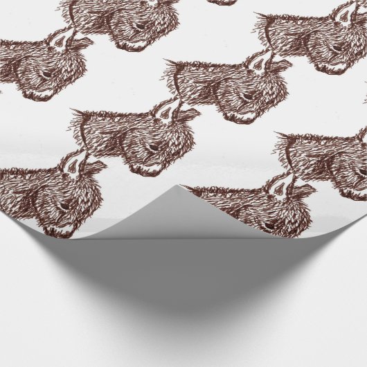 I LOVE DONKEYS! CADEAUPAPIER (Hoek)