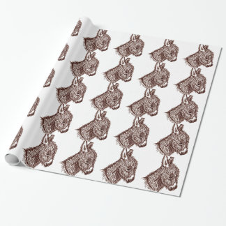 I LOVE DONKEYS! CADEAUPAPIER
