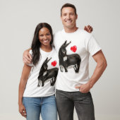 I Love Donkeys Demure Donkey T-shirt (Unisex)