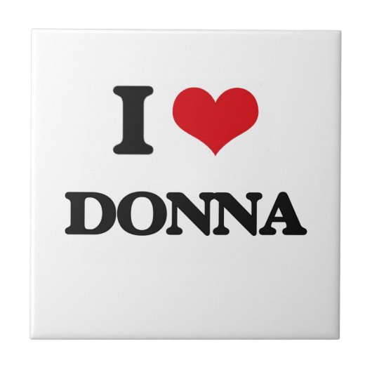 I Love Donna Tegeltje (Voorkant)