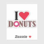 I love donut design sticker (Vel)