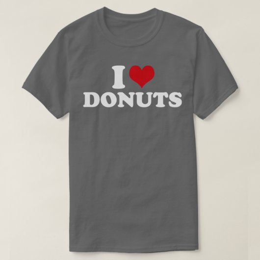 I Love Donuts1 T-shirt (Design voorkant)