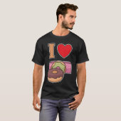 I love donuts t-shirt (Voorkant volledig)